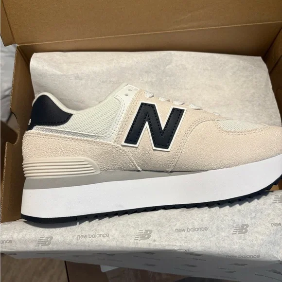 NEW BALANCE 574+ PLATFORM SNEAKERS👟 - Picture 7 of 12